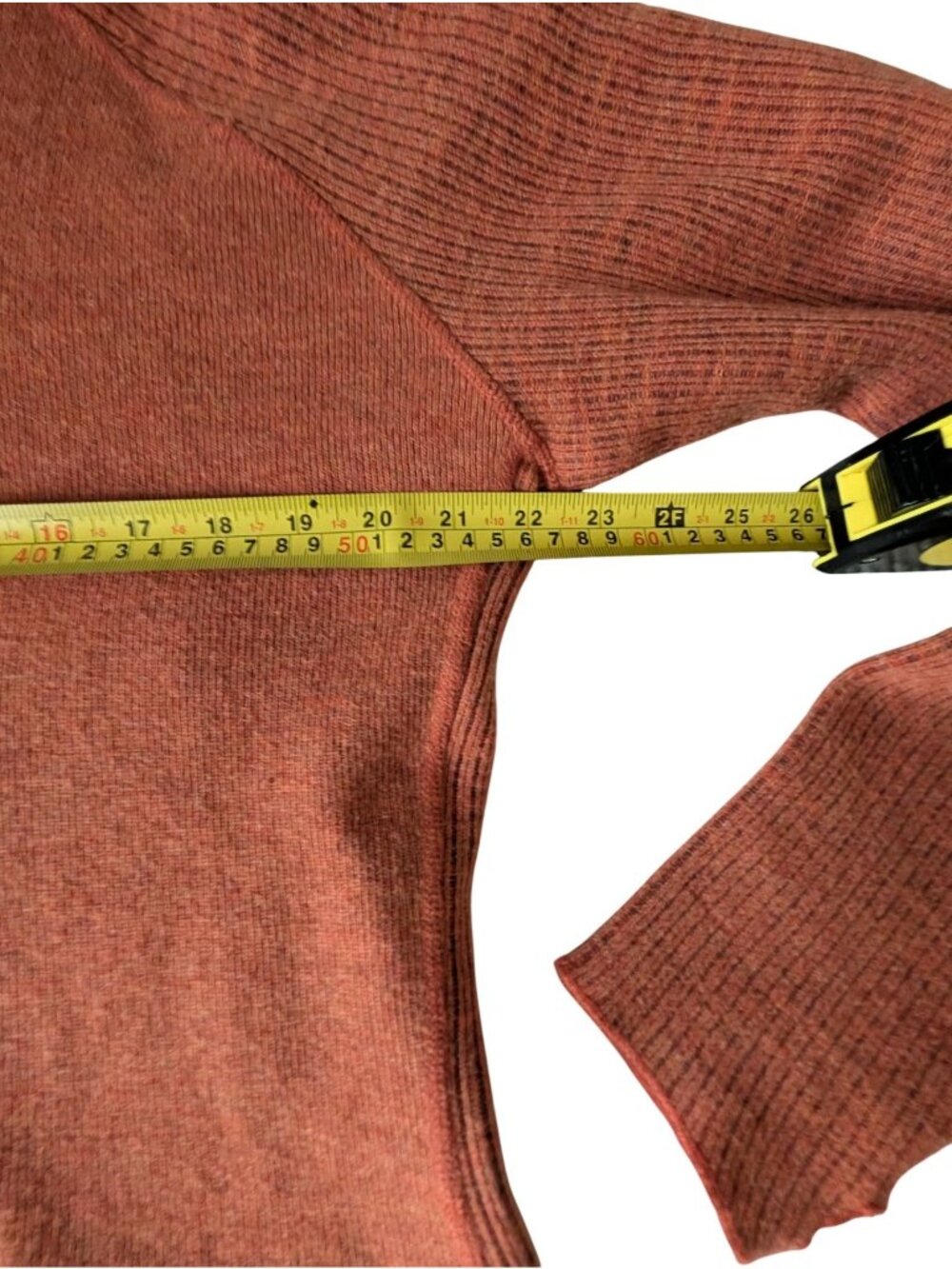 Mountain Hardwear Womens L Wool Blend Orange Sweater For Hiking & Outdoor Activi - Picture 8 of 12